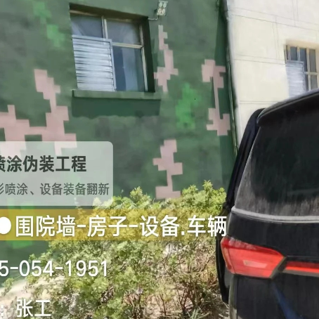 遂宁数码迷彩漆施工